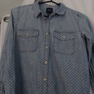 girl's GAP shirt dress with heart pattern size XXL